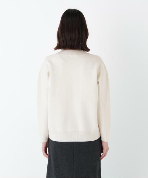 human woman / ヒューマンウーマン ニット・セーター | ◆レタードジャガードＶネックニット | 詳細13