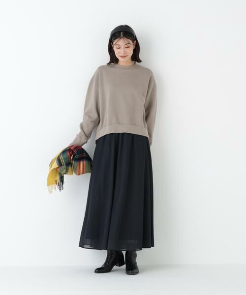 human woman / ヒューマンウーマン カットソー | ◆モチーフワッペンカスタマイズ裏起毛スウェット | 詳細20