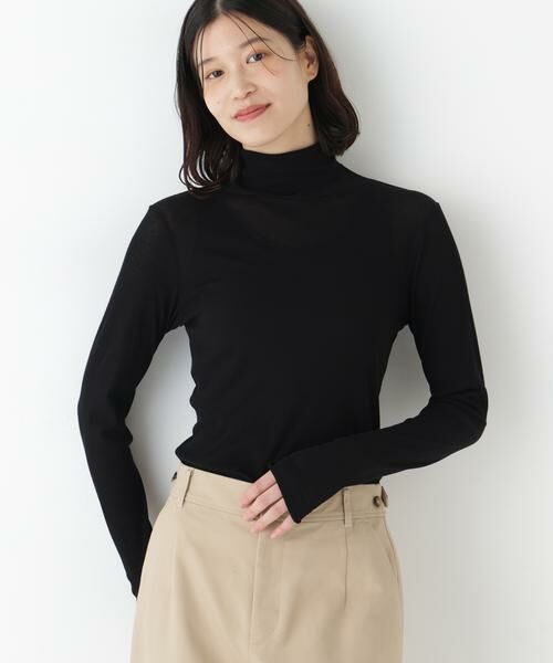 human woman / ヒューマンウーマン カットソー | シアータートルプルオーバー | 詳細5