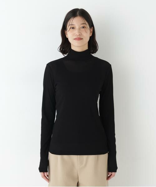 human woman / ヒューマンウーマン カットソー | シアータートルプルオーバー | 詳細6
