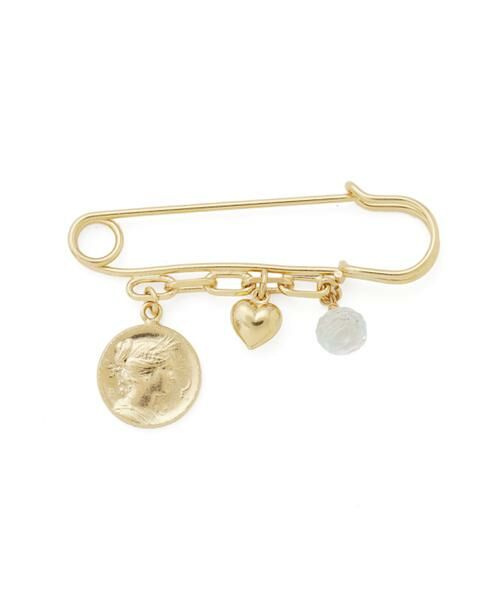 human woman / ヒューマンウーマン 服飾小物 | ≪Ｊｕｎｃｏ　Ｐａｒｉｓコラボ≫コインブローチ | 詳細2