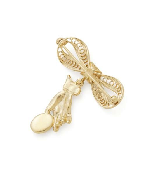 human woman / ヒューマンウーマン 服飾小物 | ≪Ｊｕｎｃｏ　Ｐａｒｉｓコラボ≫リボンブローチ | 詳細3