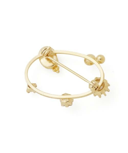 human woman / ヒューマンウーマン 服飾小物 | ≪Ｊｕｎｃｏ　Ｐａｒｉｓコラボ≫オーバルパールブローチ | 詳細3