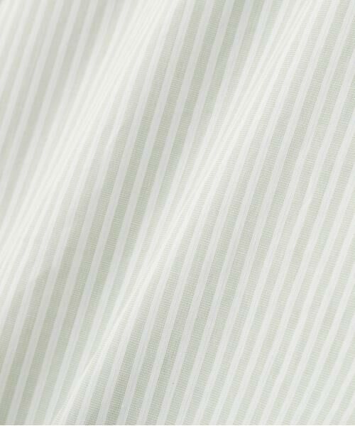 human woman / ヒューマンウーマン シャツ・ブラウス | ◆ドビーストライプレースカラーブラウス | 詳細19