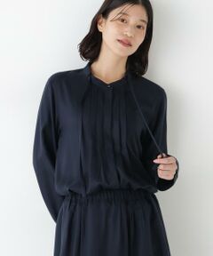 human woman / ヒューマンウーマン シャツ・ブラウス | ◆テンセルビエラタイブラウス