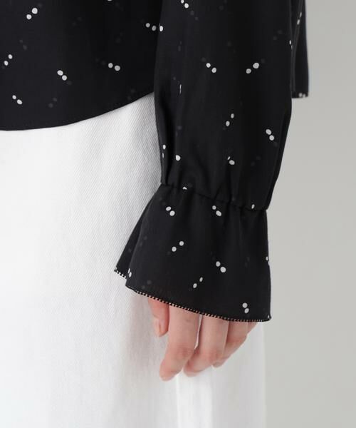 human woman / ヒューマンウーマン シャツ・ブラウス | ◆テンセルビエラタイブラウス | 詳細9