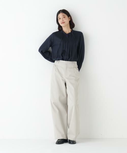 human woman / ヒューマンウーマン シャツ・ブラウス | ◆テンセルビエラタイブラウス | 詳細14