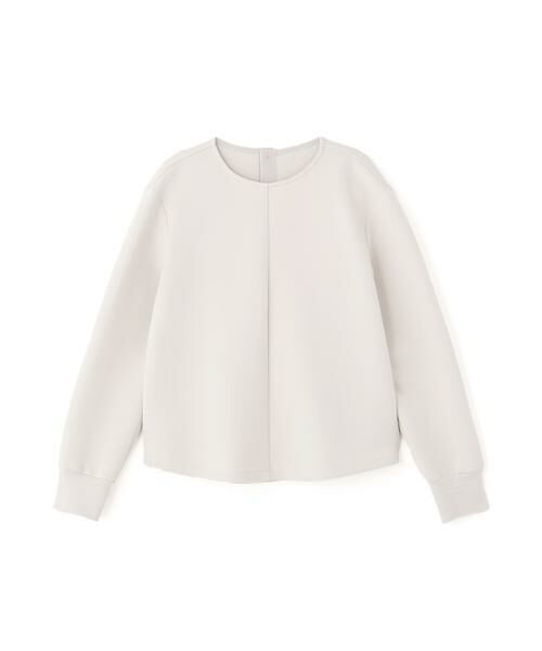 human woman / ヒューマンウーマン シャツ・ブラウス | ◆ダンボールクルーネックプルオーバー | 詳細1