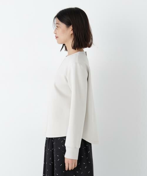 human woman / ヒューマンウーマン シャツ・ブラウス | ◆ダンボールクルーネックプルオーバー | 詳細5