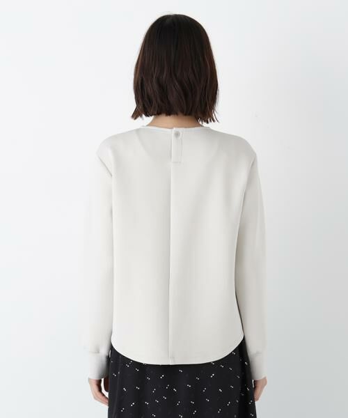 human woman / ヒューマンウーマン シャツ・ブラウス | ◆ダンボールクルーネックプルオーバー | 詳細6