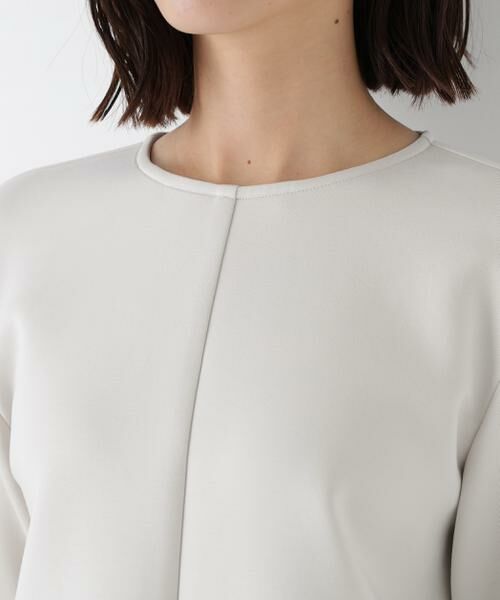 human woman / ヒューマンウーマン シャツ・ブラウス | ◆ダンボールクルーネックプルオーバー | 詳細7