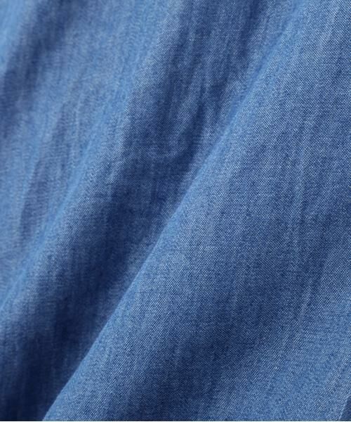 human woman / ヒューマンウーマン シャツ・ブラウス | ◆ライトオンスデニムピンタックブラウス | 詳細14