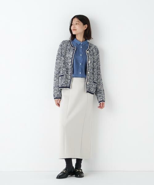 human woman / ヒューマンウーマン シャツ・ブラウス | ◆ライトオンスデニムピンタックブラウス | 詳細4