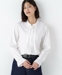 human woman / ヒューマンウーマン シャツ・ブラウス | ◆リヨセルブロードタイブラウス