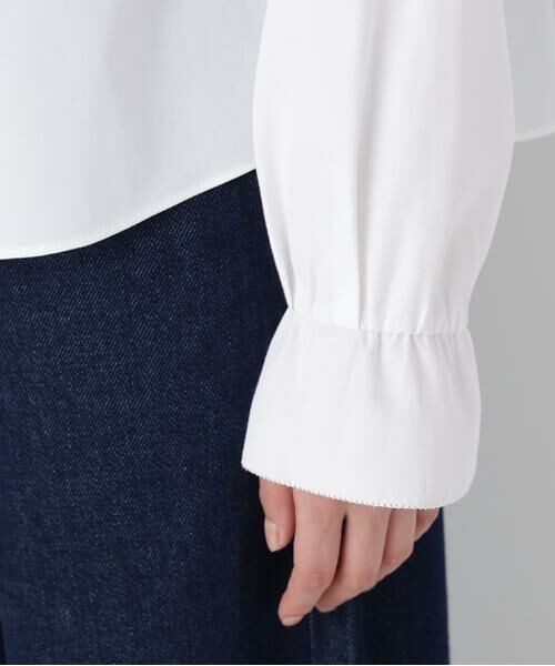 human woman / ヒューマンウーマン シャツ・ブラウス | ◆リヨセルブロードタイブラウス | 詳細10