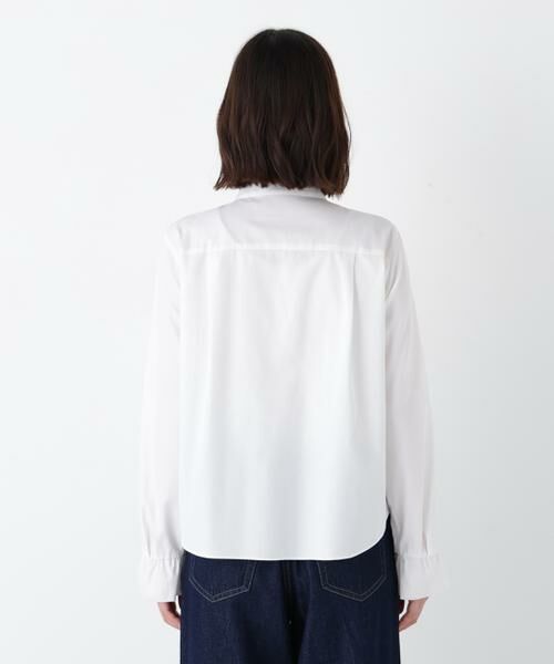 human woman / ヒューマンウーマン シャツ・ブラウス | ◆リヨセルブロードタイブラウス | 詳細6