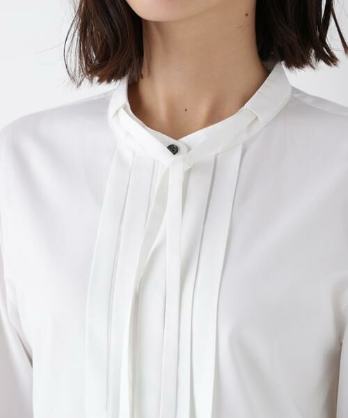 human woman / ヒューマンウーマン シャツ・ブラウス | ◆リヨセルブロードタイブラウス | 詳細7