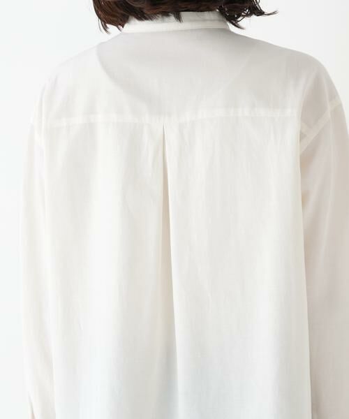 human woman / ヒューマンウーマン シャツ・ブラウス | レースドッキングハンドカラーブラウス | 詳細15