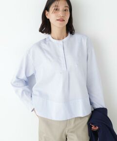 human woman / ヒューマンウーマン シャツ・ブラウス | ◆アイスコットンドビーシャツ