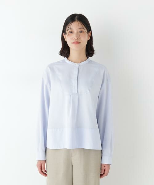 human woman / ヒューマンウーマン シャツ・ブラウス | ◆アイスコットンドビーシャツ | 詳細3