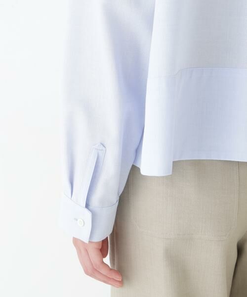 human woman / ヒューマンウーマン シャツ・ブラウス | ◆アイスコットンドビーシャツ | 詳細8