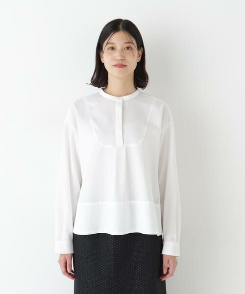 human woman / ヒューマンウーマン シャツ・ブラウス | ◆アイスコットンドビーシャツ | 詳細13