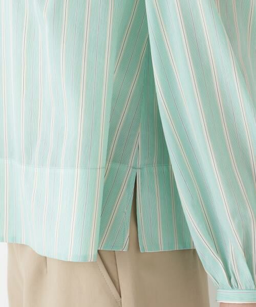 human woman / ヒューマンウーマン シャツ・ブラウス | ◆ストライプボリュームＢＬ | 詳細13