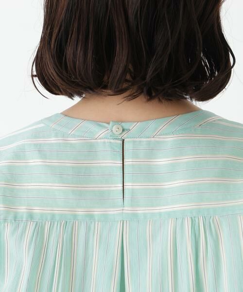 human woman / ヒューマンウーマン シャツ・ブラウス | ◆ストライプボリュームＢＬ | 詳細14