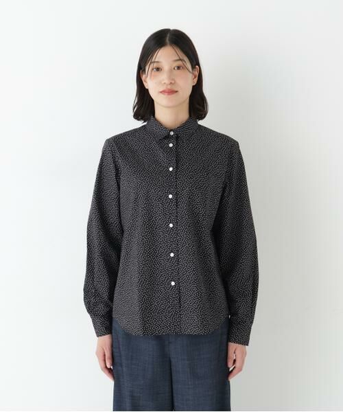 human woman / ヒューマンウーマン シャツ・ブラウス | ◆ドット柄ベーシックシャツ | 詳細3