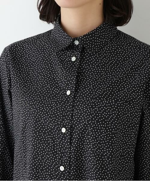 human woman / ヒューマンウーマン シャツ・ブラウス | ◆ドット柄ベーシックシャツ | 詳細6