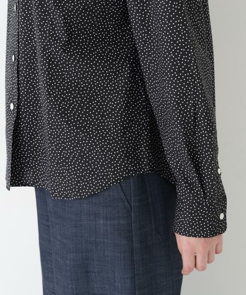 human woman / ヒューマンウーマン シャツ・ブラウス | ◆ドット柄ベーシックシャツ | 詳細8