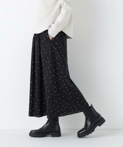 human woman / ヒューマンウーマン スカート | ◆変形ドットタックギャザーＳＫ
