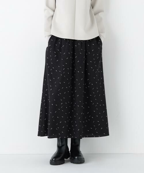 human woman / ヒューマンウーマン スカート | ◆変形ドットタックギャザーＳＫ | 詳細2