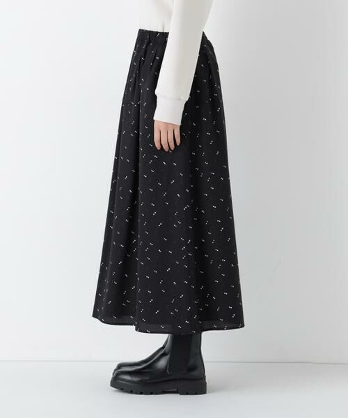 human woman / ヒューマンウーマン スカート | ◆変形ドットタックギャザーＳＫ | 詳細7