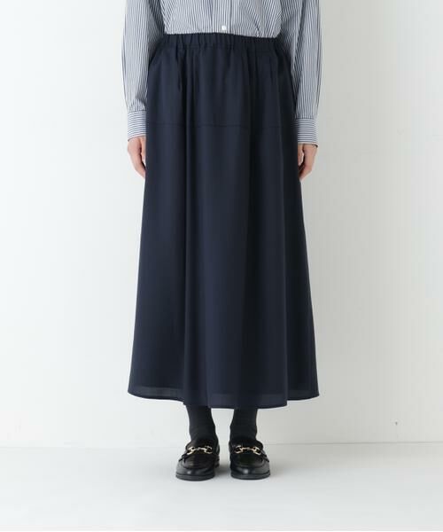 human woman / ヒューマンウーマン スカート | ◆変形ドットタックギャザーＳＫ | 詳細19