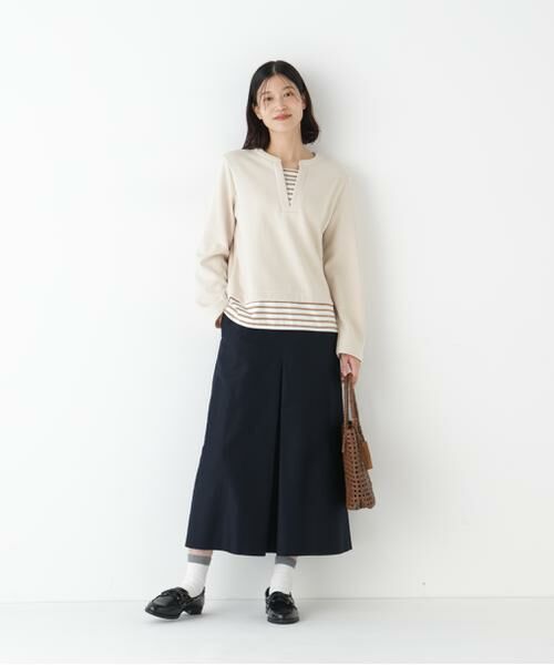 human woman / ヒューマンウーマン スカート | ◆ライトモールスキンＡラインスカート | 詳細4