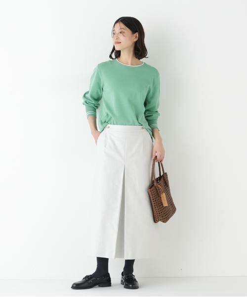 human woman / ヒューマンウーマン スカート | ◆ライトモールスキンＡラインスカート | 詳細16