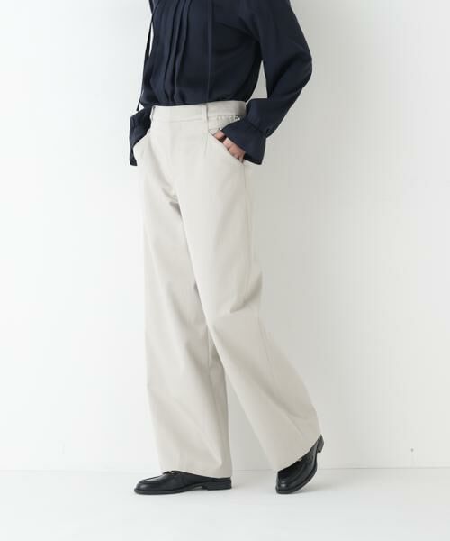 human woman / ヒューマンウーマン パンツ | ◆OGダブルクロスセミワイドパンツ | 詳細2