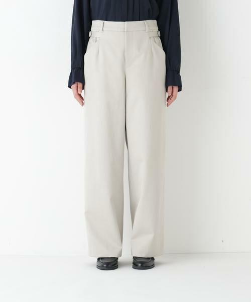 human woman / ヒューマンウーマン パンツ | ◆OGダブルクロスセミワイドパンツ | 詳細5