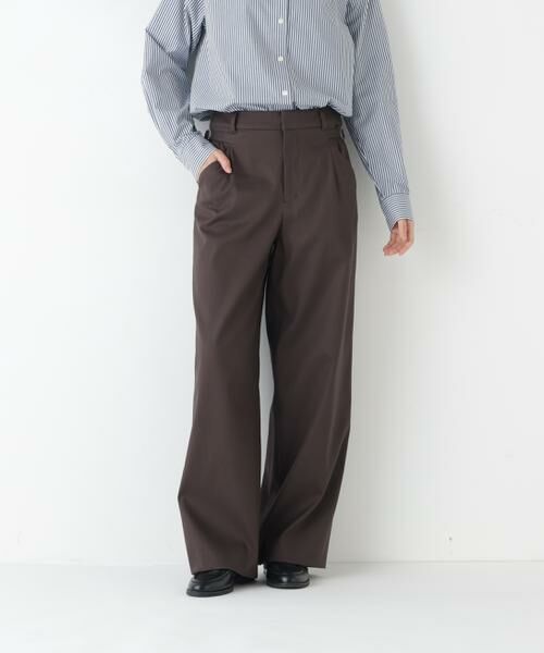 human woman / ヒューマンウーマン パンツ | ◆OGダブルクロスセミワイドパンツ | 詳細11