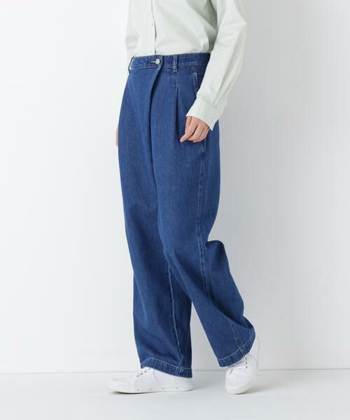 human woman / ヒューマンウーマン パンツ | ◆ソフトデニムバレルパンツ | 詳細2