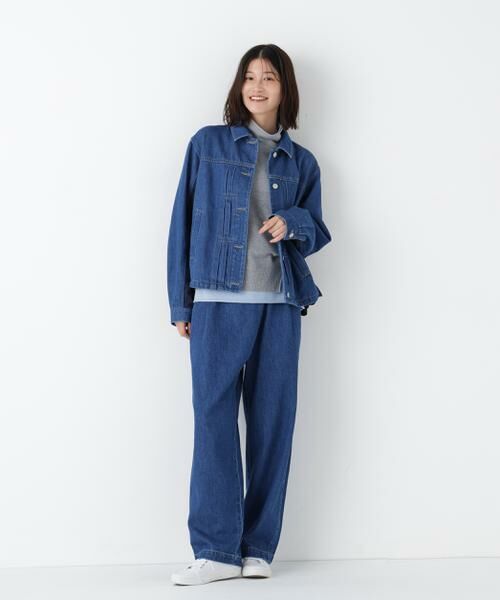 human woman / ヒューマンウーマン パンツ | ◆ソフトデニムバレルパンツ | 詳細5