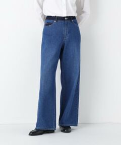 human woman / ヒューマンウーマン パンツ | ◆ソフトデニムセミワイドパンツ