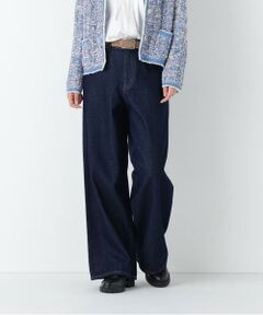 human woman / ヒューマンウーマン パンツ | ◆ソフトデニムセミワイドパンツ