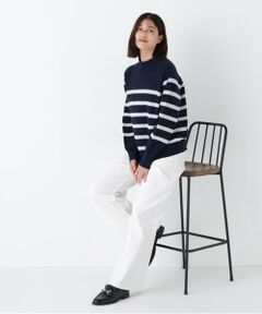 human woman / ヒューマンウーマン パンツ | ◆ソフトデニムセミワイドパンツ