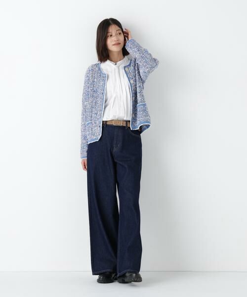 human woman / ヒューマンウーマン パンツ | ◆ソフトデニムセミワイドパンツ | 詳細18