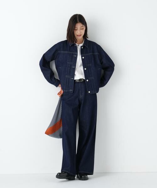 human woman / ヒューマンウーマン パンツ | ◆ソフトデニムセミワイドパンツ | 詳細19