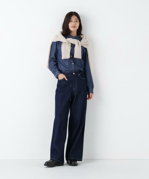 human woman / ヒューマンウーマン パンツ | ◆ソフトデニムセミワイドパンツ | 詳細21