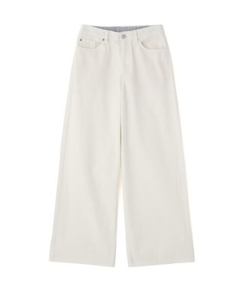 human woman / ヒューマンウーマン パンツ | ◆ソフトデニムセミワイドパンツ | 詳細26