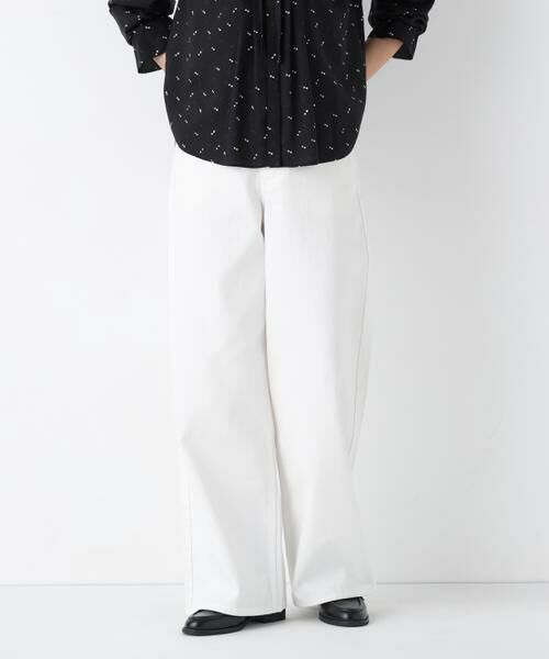 human woman / ヒューマンウーマン パンツ | ◆ソフトデニムセミワイドパンツ | 詳細27